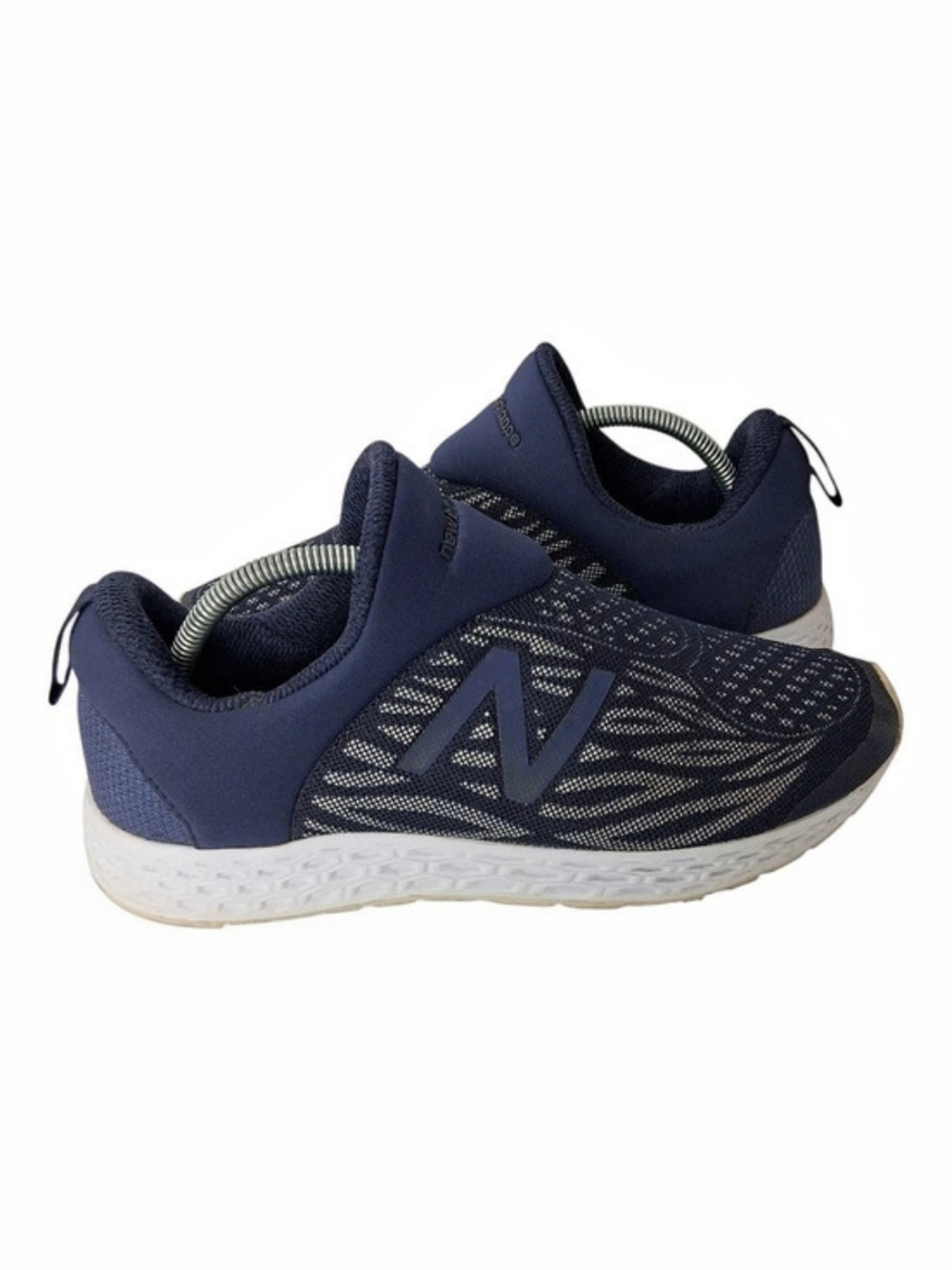 New Balance Fresh Foam Zante Slip On Navy Blue White Men's Shoes MLSZANTN Size 9